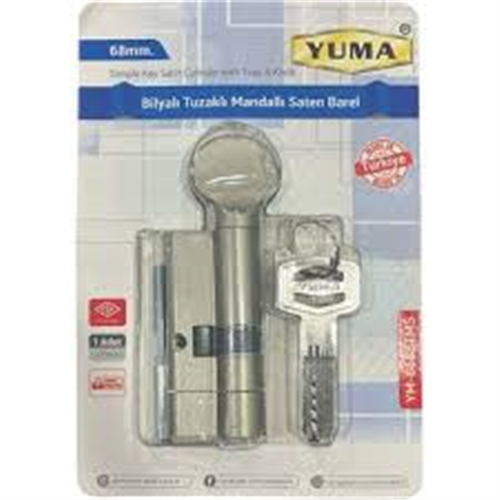 YUMA 68 MM BİLYALI TUZAKLI MANDALLI SATEN 